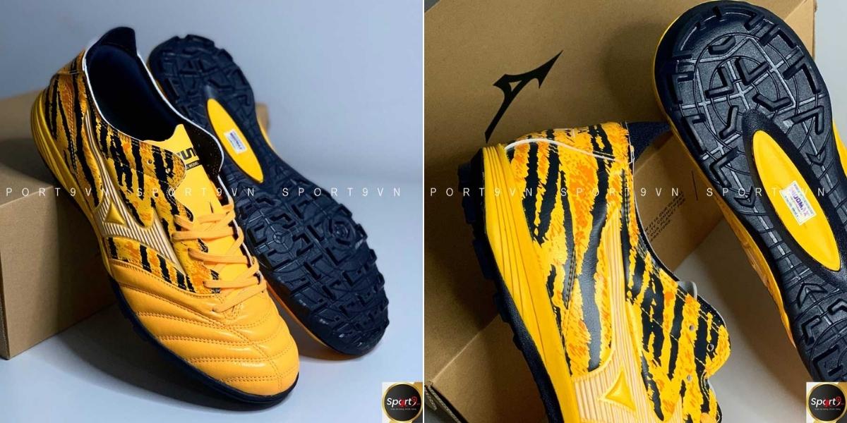 Giày đá bóng Mizuno Morelia Neo III Pro AS Vàng Đen
